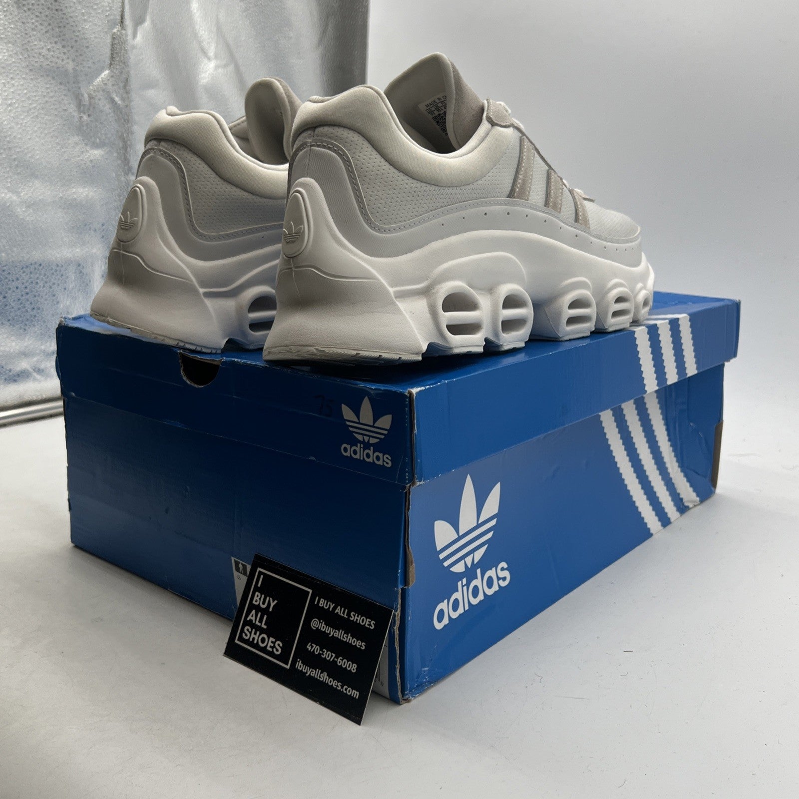 Size 11 - Adidas adiFOM Megaride Crystal White (IE4048)