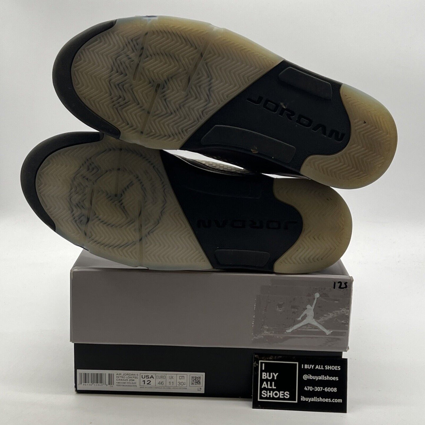 Size 12 - Paris Saint-Germain x Air Jordan 5 Retro Low Paname (DX6325-204)