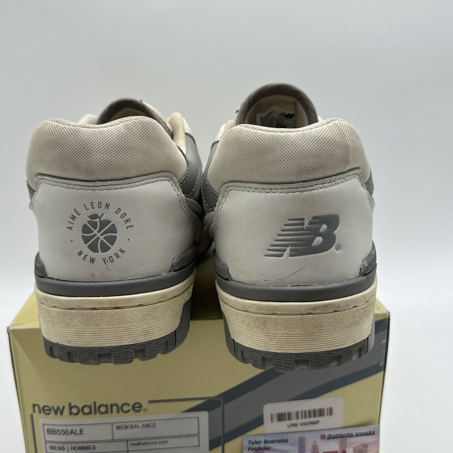 Size 12 - New Balance Aimé Leon Dore x 550 Silver Cream Heavily Limited Release