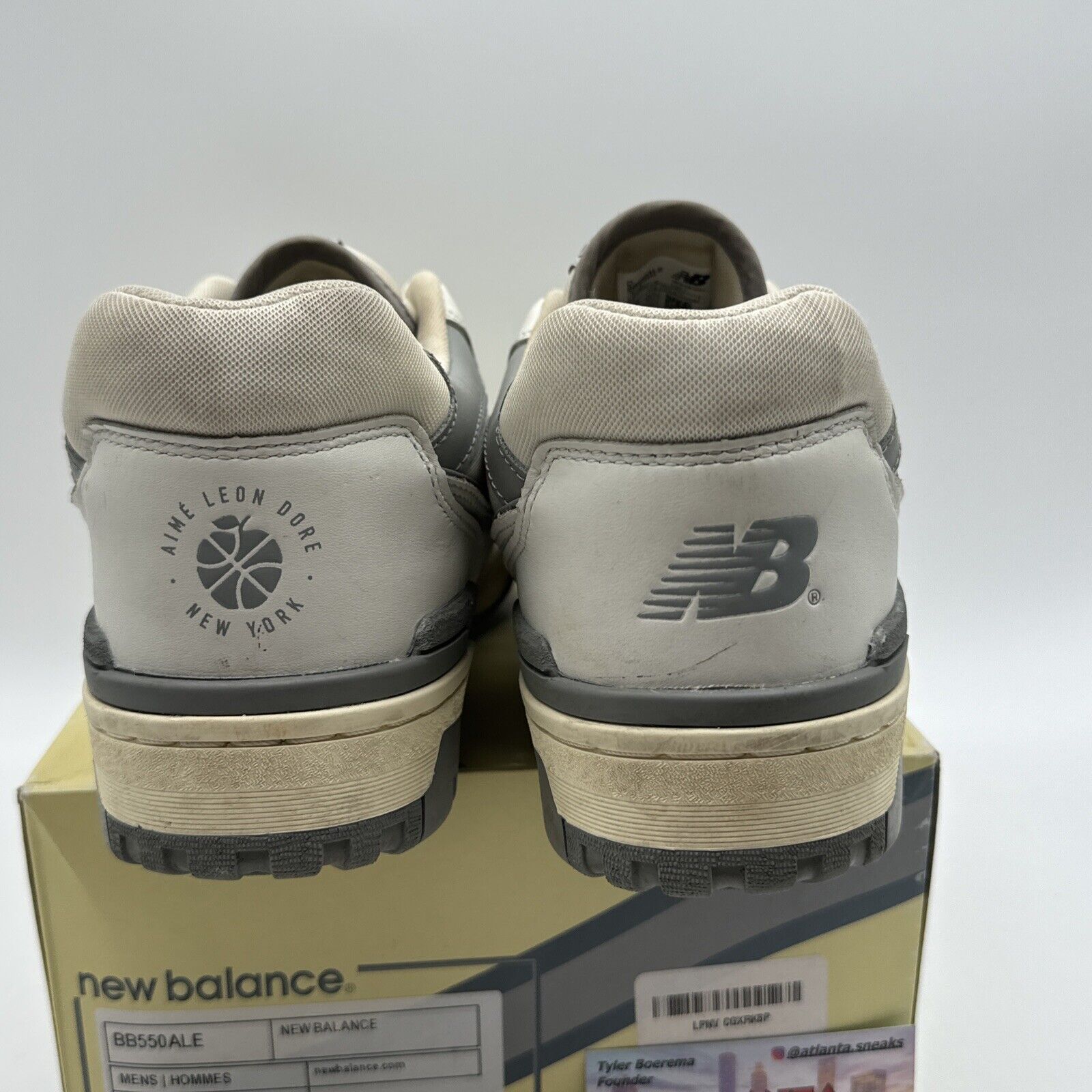 Size 12 - New Balance Aimé Leon Dore x 550 Silver Cream Heavily Limited Release