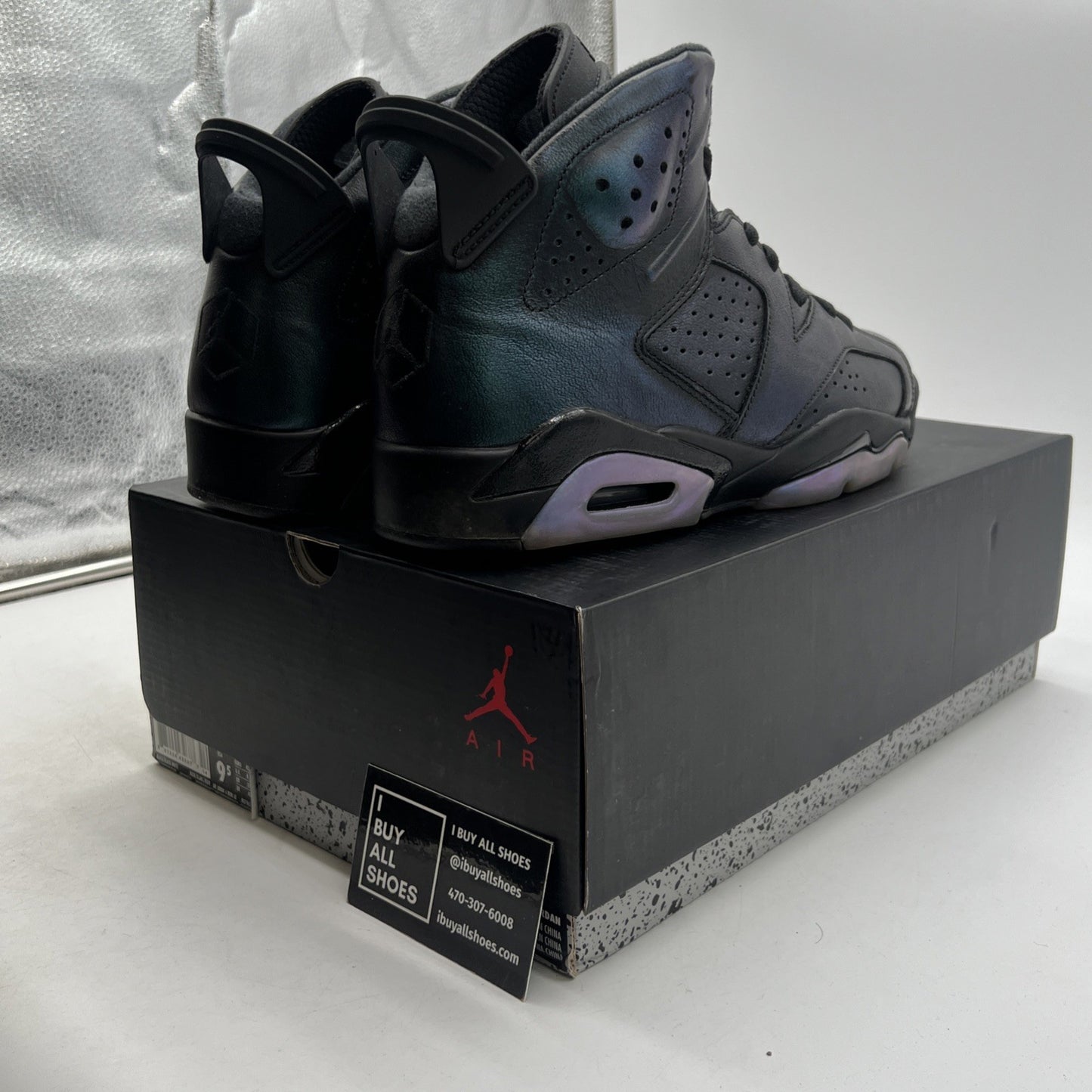 Size 9.5 - Air Jordan 6 Retro All Star - Chameleon (907961-015)