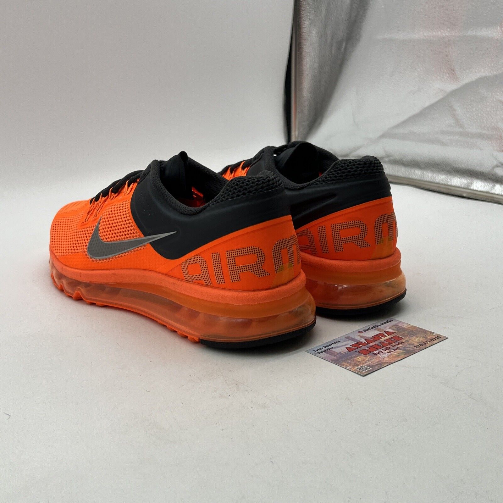 Size 11 - Nike Air Max 2013 ORANGE Black (554886-800)