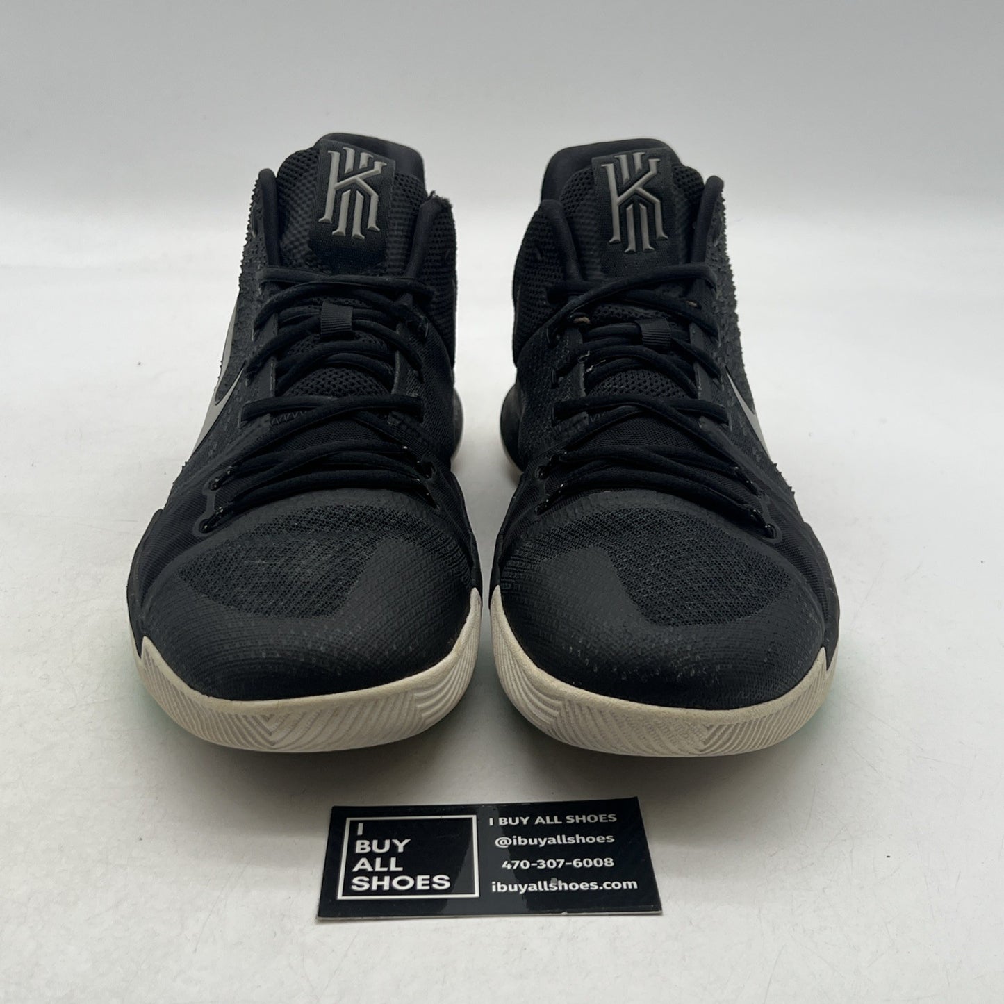 Size 12 - Nike Kyrie 3 Black Ice Shoes Sneakers Basketball (852395-018)