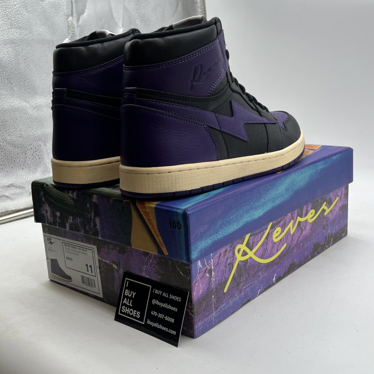 Size 11 - Air Kiy 85 Hi  Reeves Paris Lupus Awareness