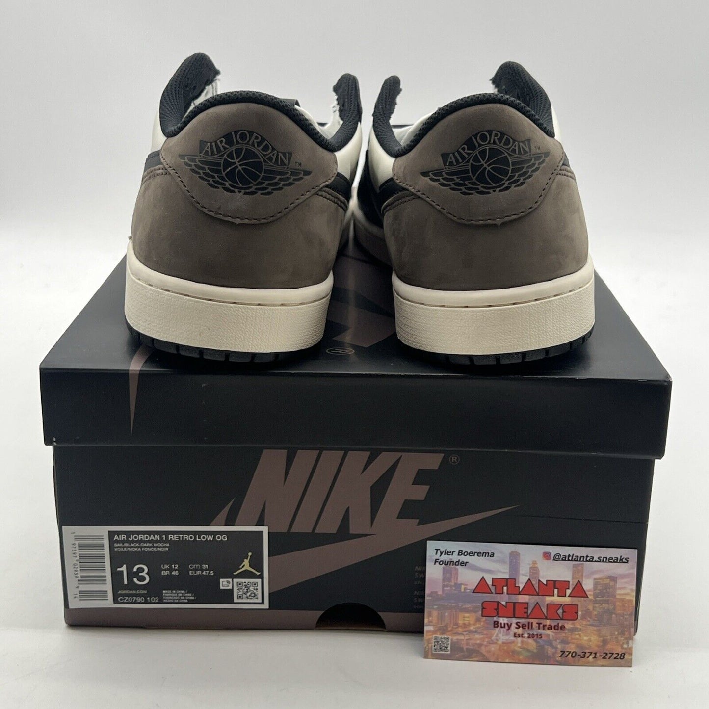 Size 13 - Air Jordan 1 Retro OG Low Mocha (CZ0790-102)