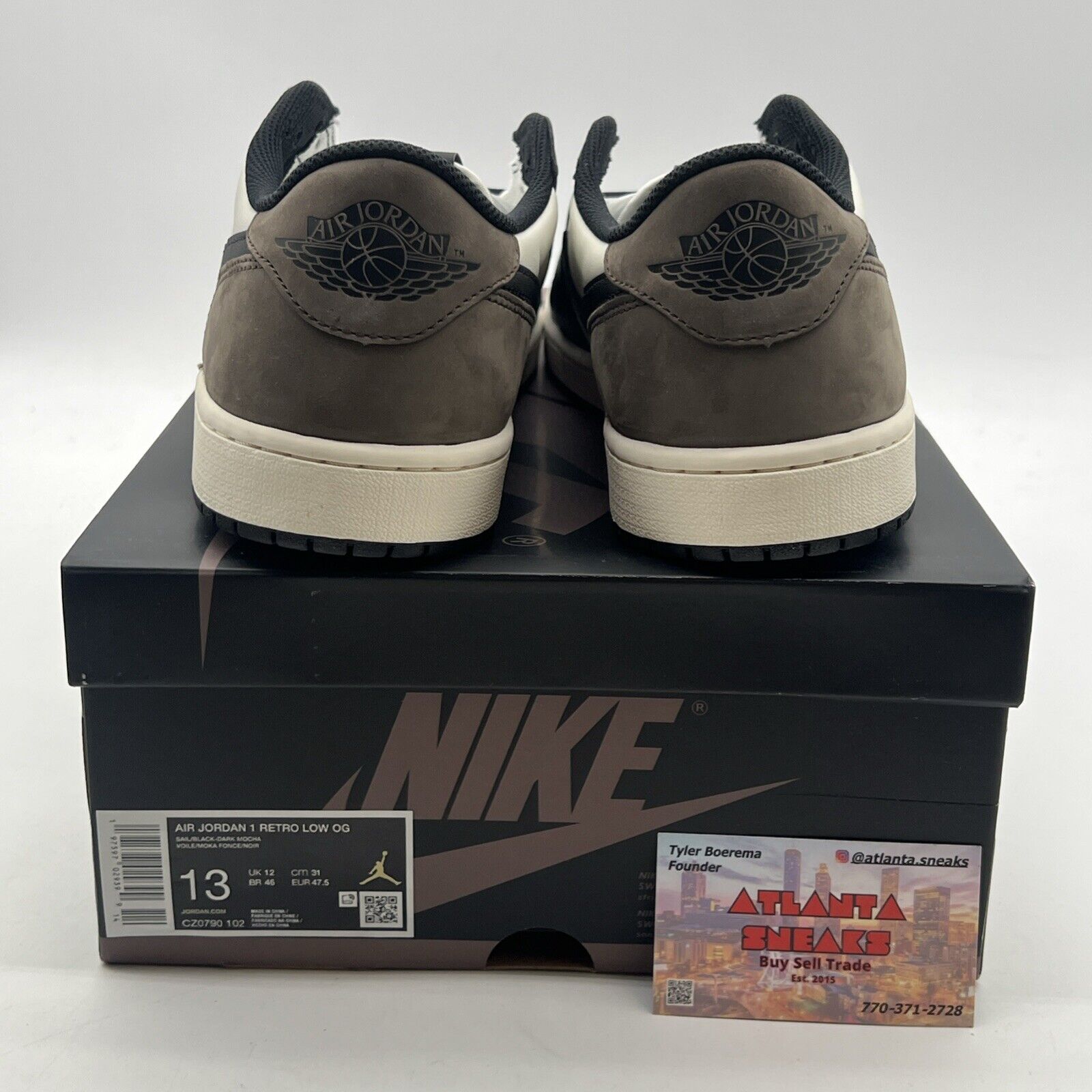 Size 13 - Air Jordan 1 Retro OG Low Mocha (CZ0790-102)