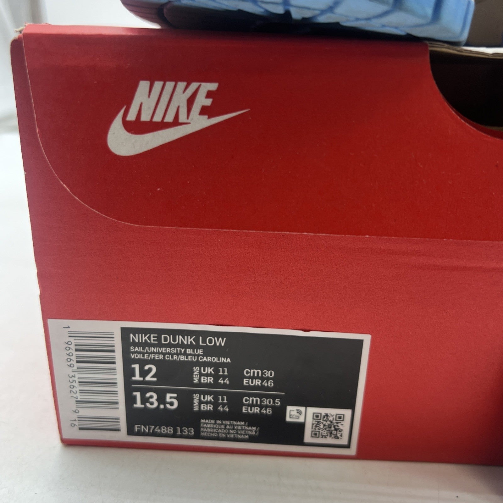 Size 12 - Nike Dunk Low Athletic Department - University Blue (FN7488-133)