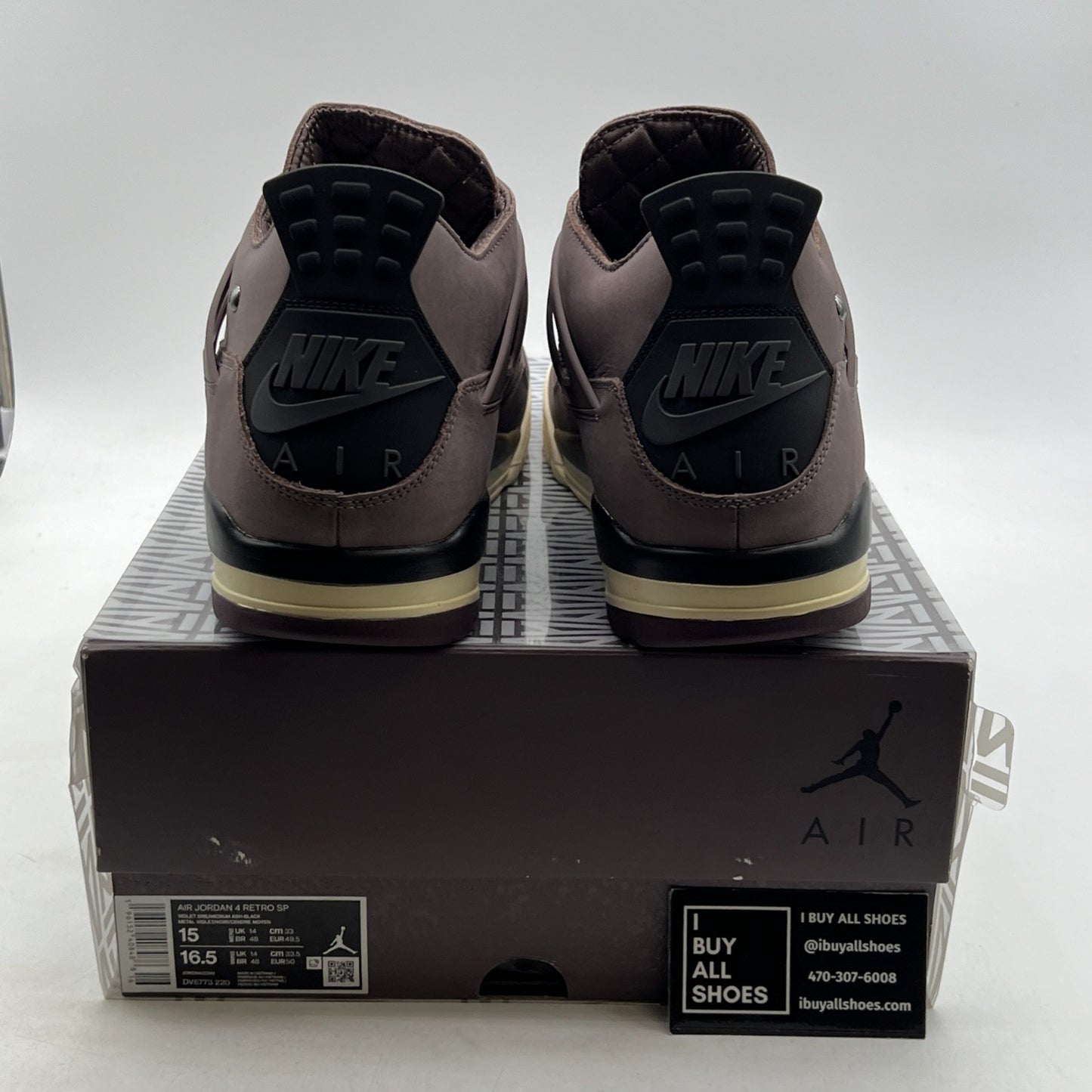 Size 15 - Air Jordan 4 Retro x A Ma Maniere Mid Violet Ore (DV6773-220)