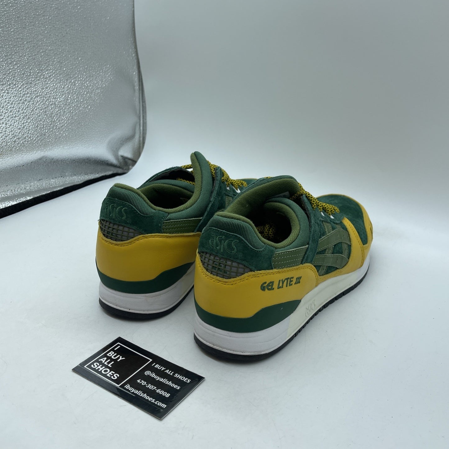 Soze 8.5 - Kith X Marvel Rogue Gel Lyte Green Yellow Suede Leather (1201A996)