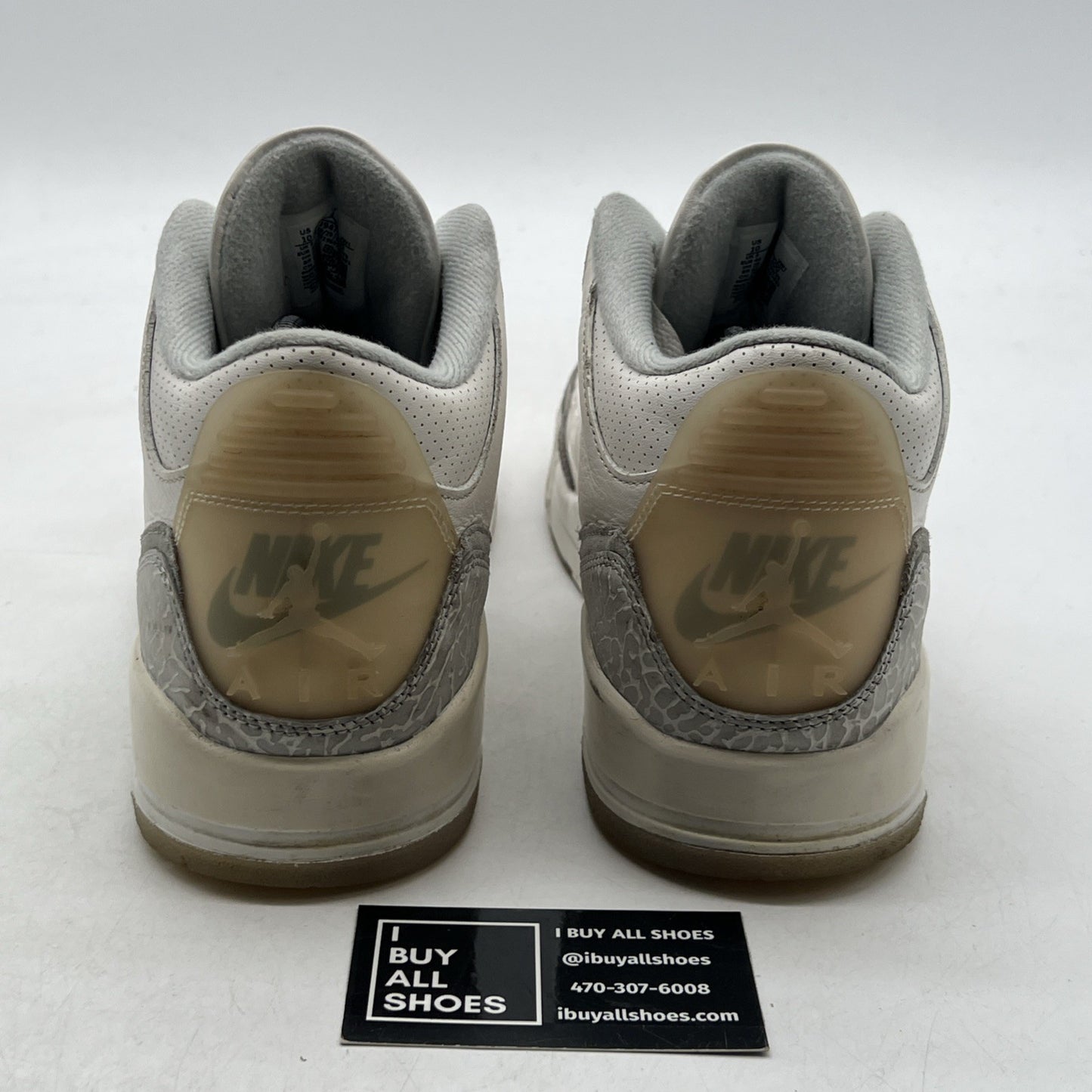 Size 10 - Air Jordan 3 Retro Craft Ivory/Grey White Leather (FJ9579-100)