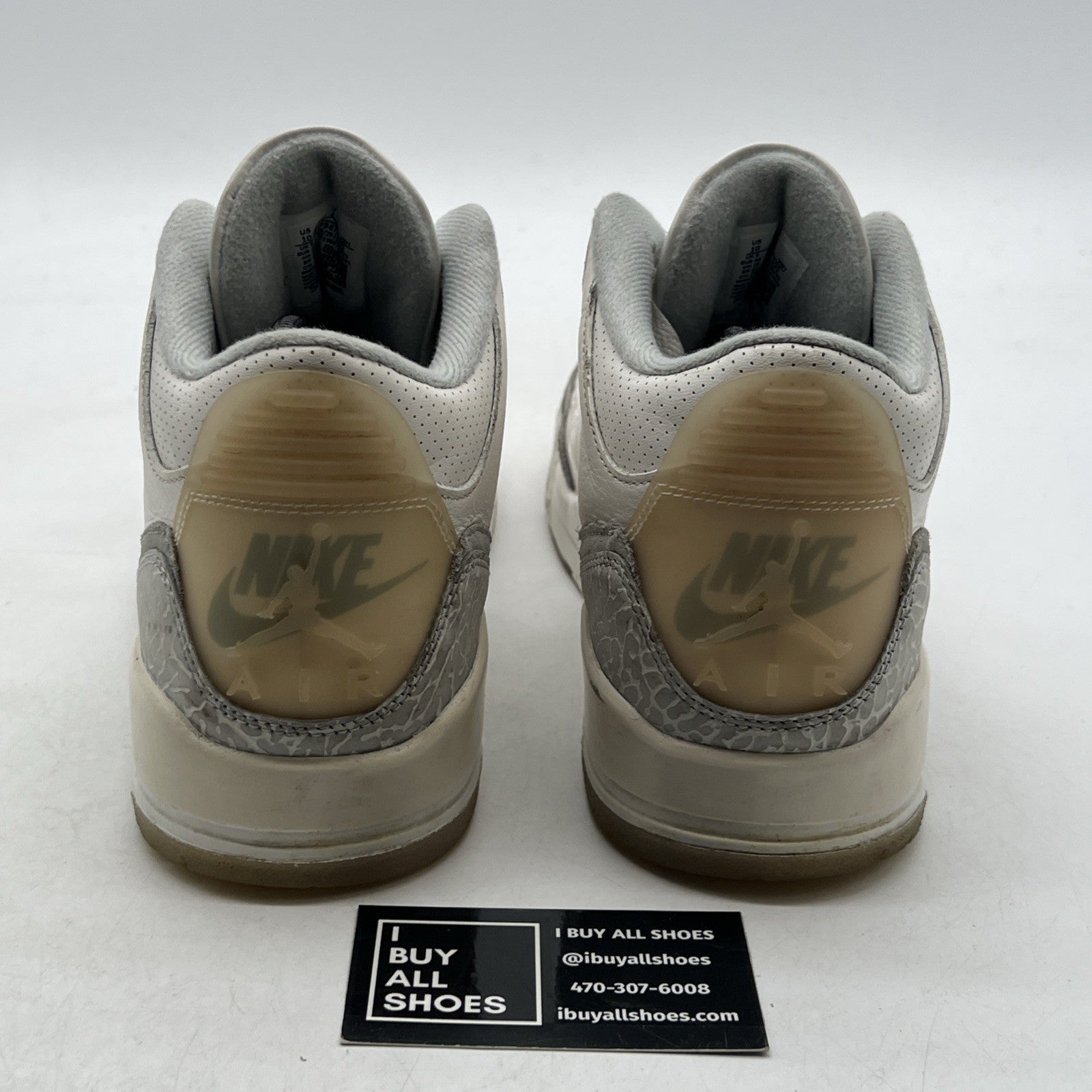 Size 10 - Air Jordan 3 Retro Craft Ivory/Grey White Leather (FJ9579-100)