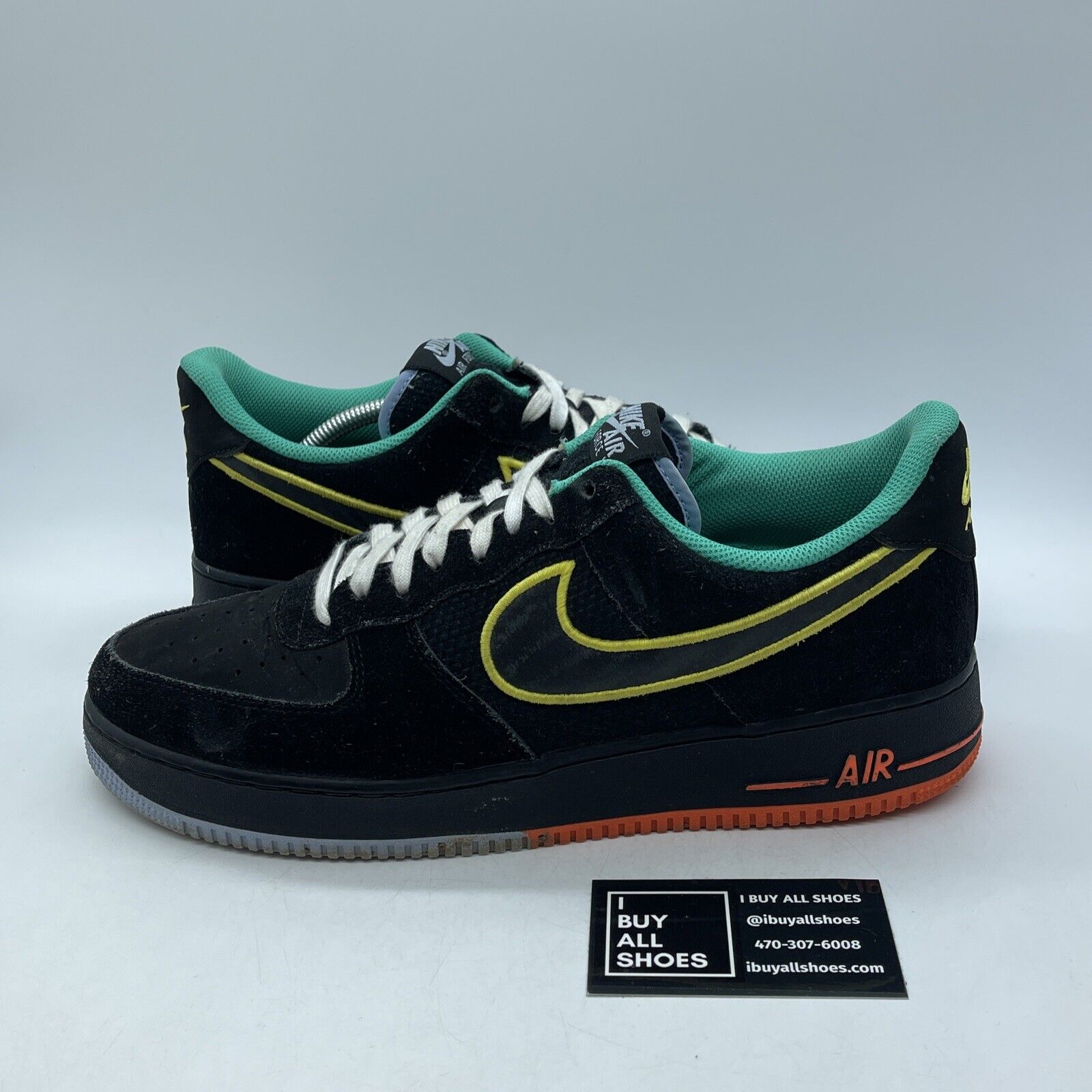 Size 12 - Nike Air Force 1 '07 LV8 Peace and Unity Black Suede (DM9051-001)