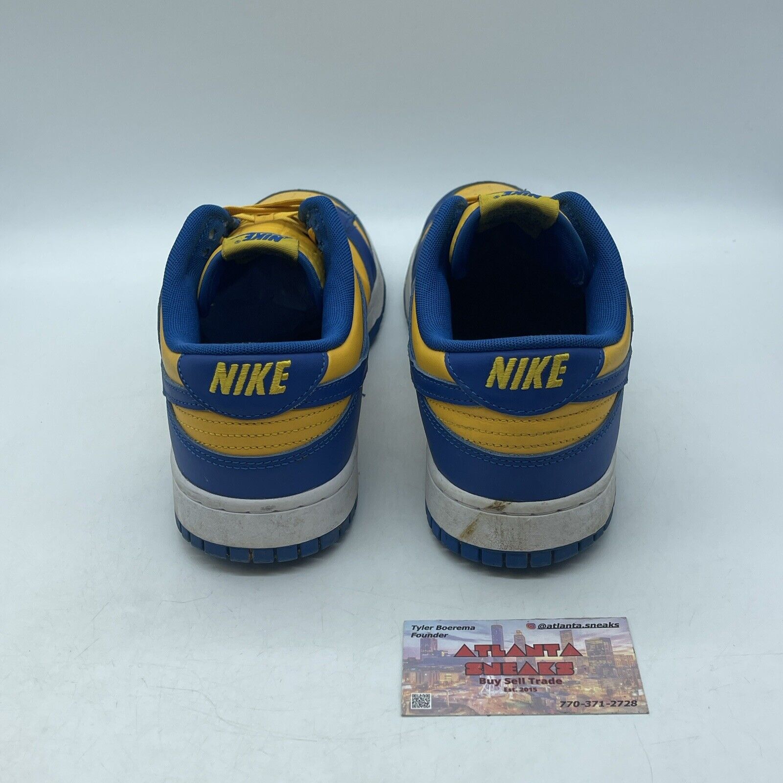 Size 12 - Nike Dunk Low UCLA Yellow Blue Leather (DD1391-402)