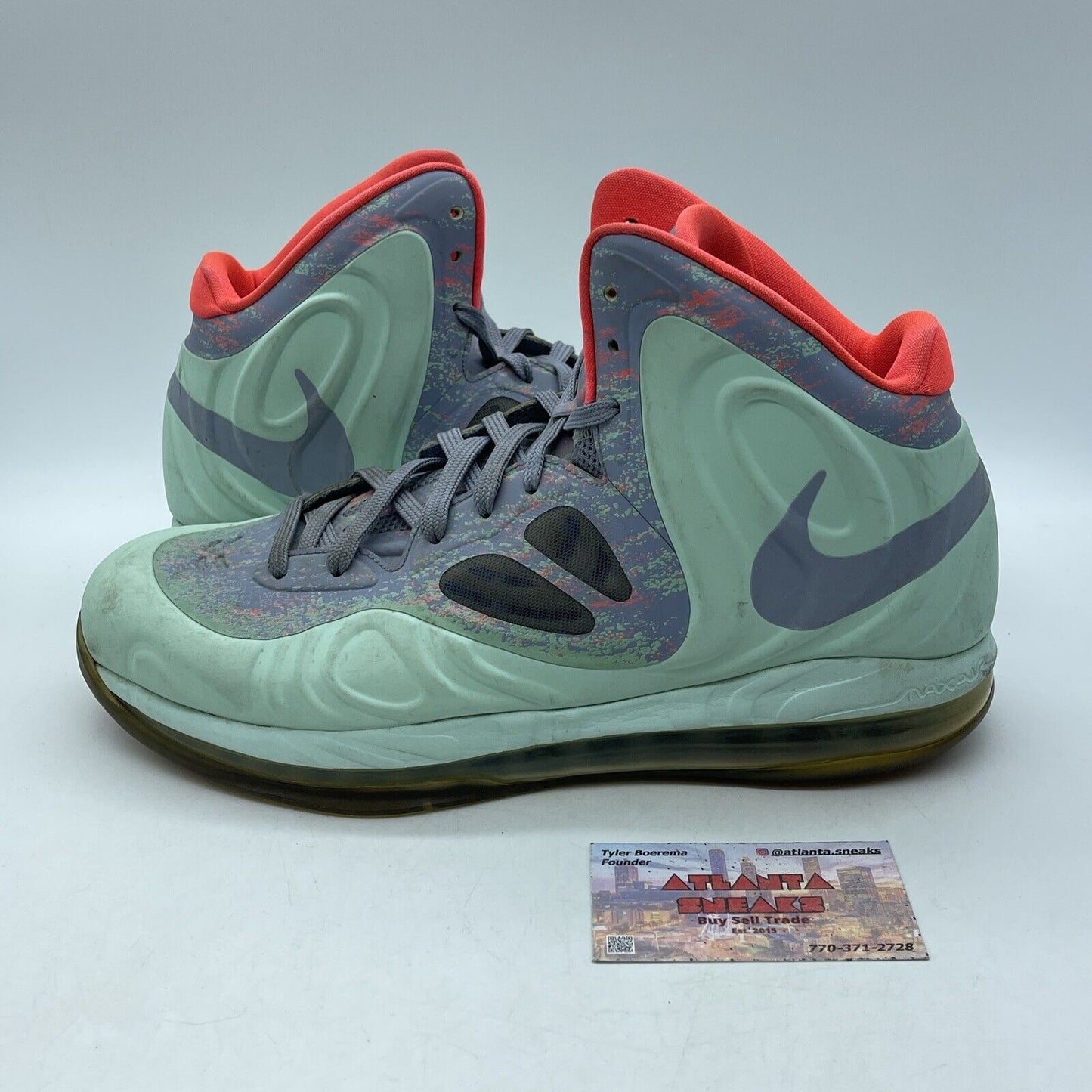 Size 11 - Nike Air Max Hyperposite Rajon Rondo Blue Grey Suede (524862-302)