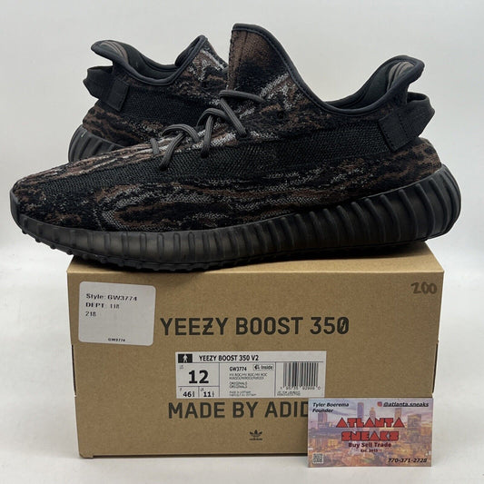Size 12 - adidas Yeezy Boost 350 V2 Low MX Rock Black Brown (GW3774)