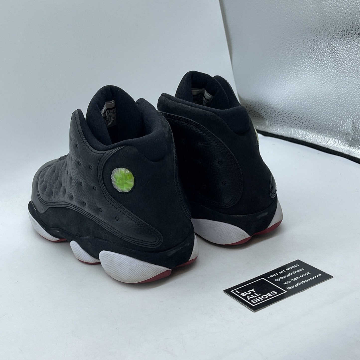 Size 13 - Air Jordan 13 Retro 2011 Playoff Black Suede Leather (414571-001)