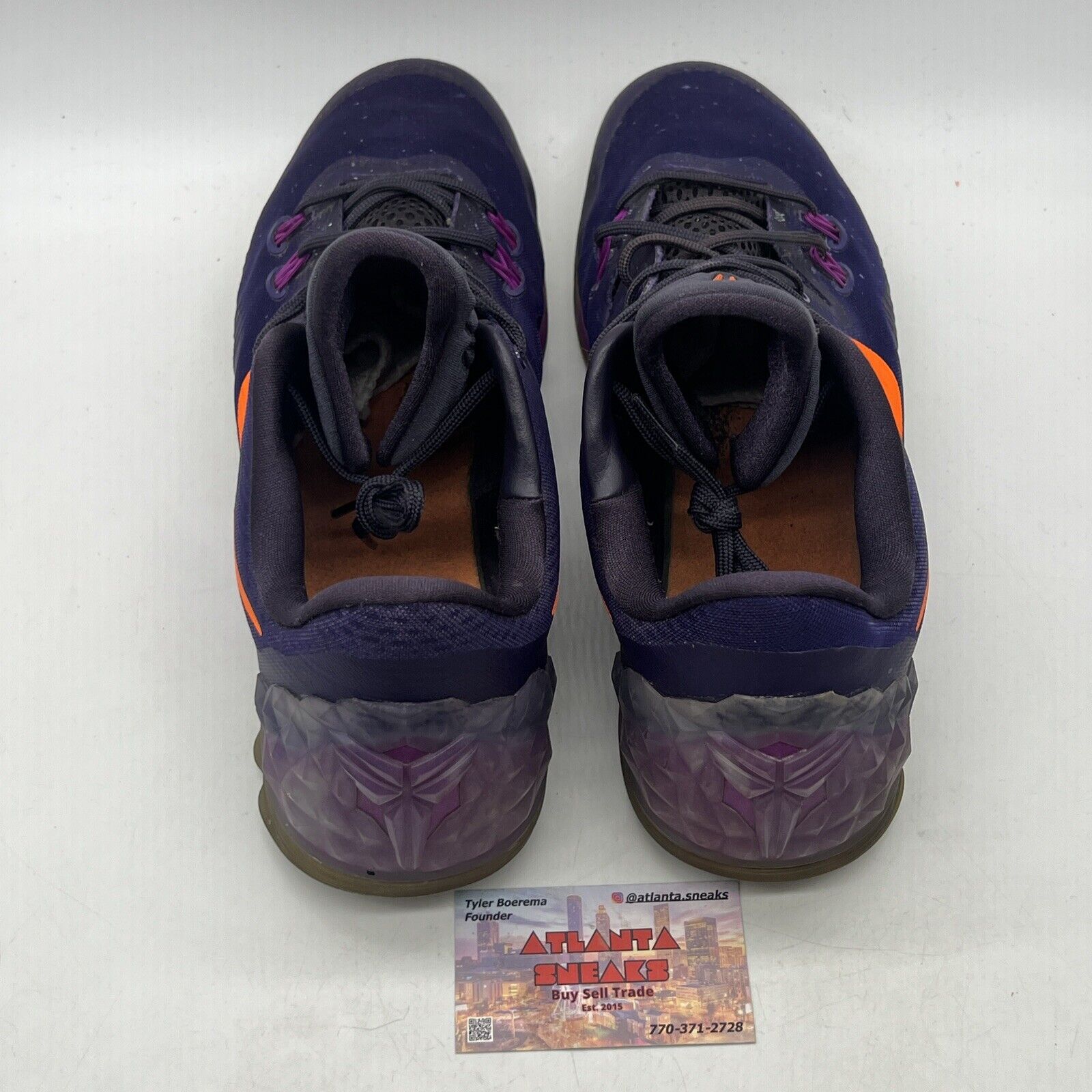 Size 15 - Nike Zoom Kobe Venomenon 5 Court Purple Orange (749884-585)