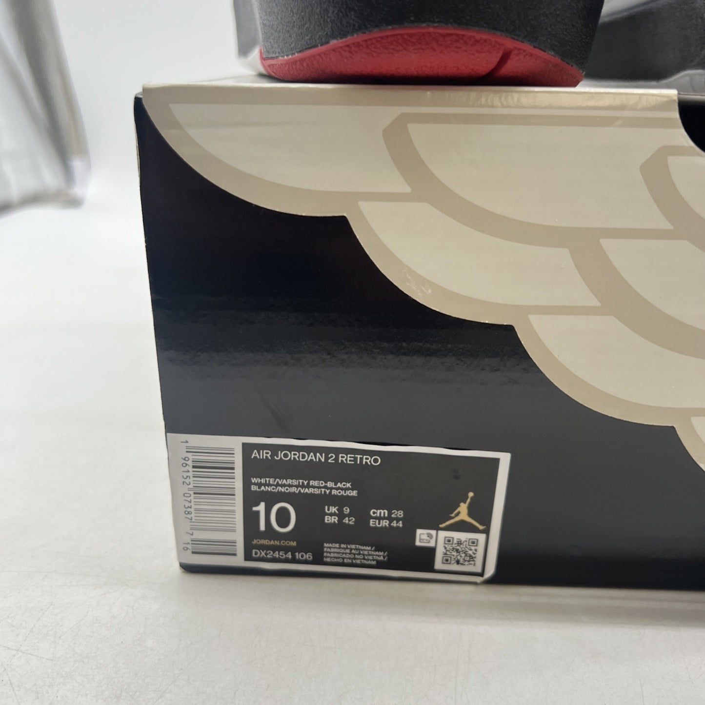 Size 10 - Air Jordan 2 Retro Mid Chicago (DX2454-106)