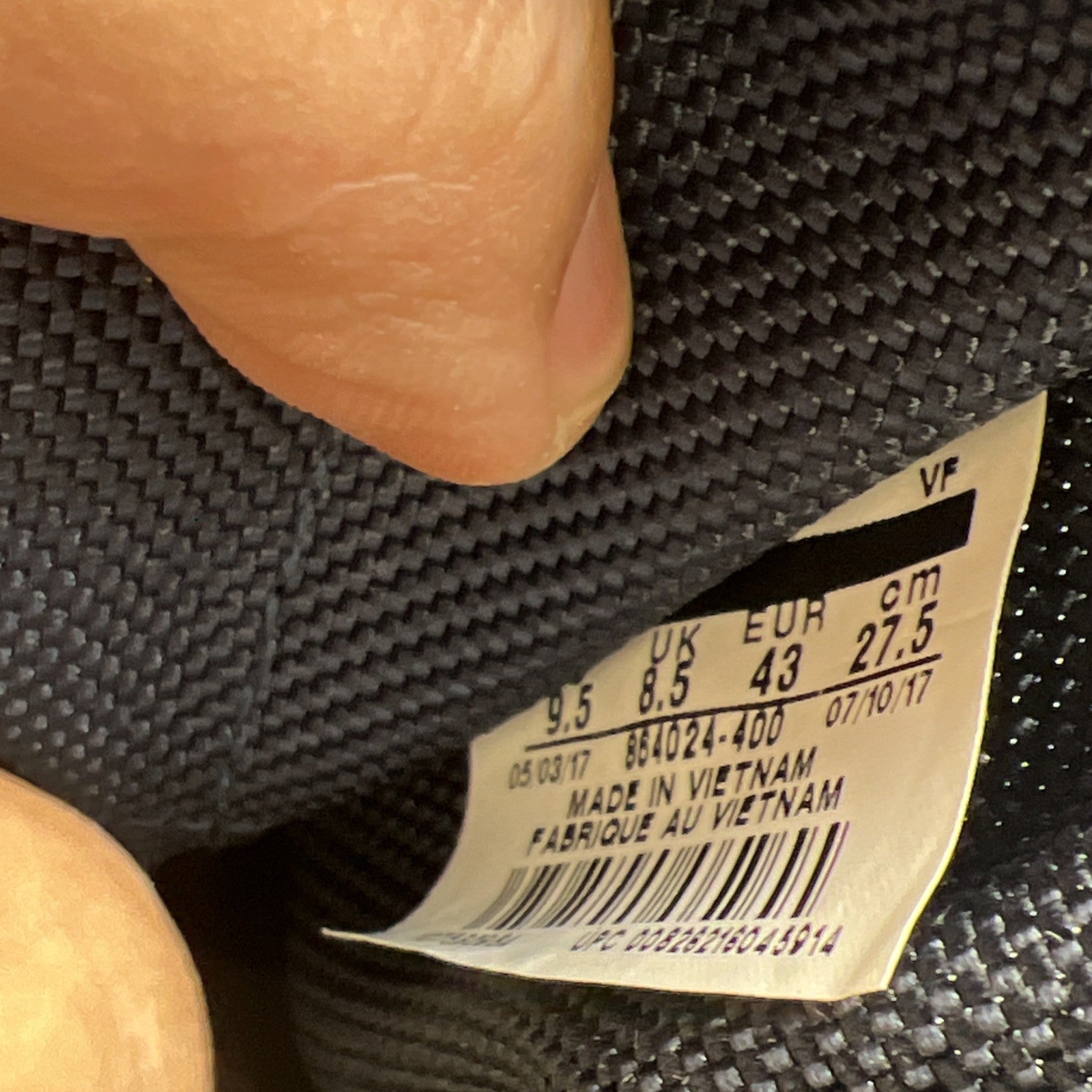 Size 9.5 - Nike Air Force 1 Midnight Navy (864024-400)