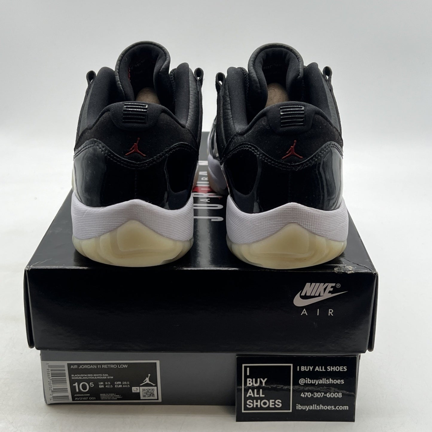 Size 10.5 - Air Jordan 11 Retro Low 72-10 (AV2187-001)