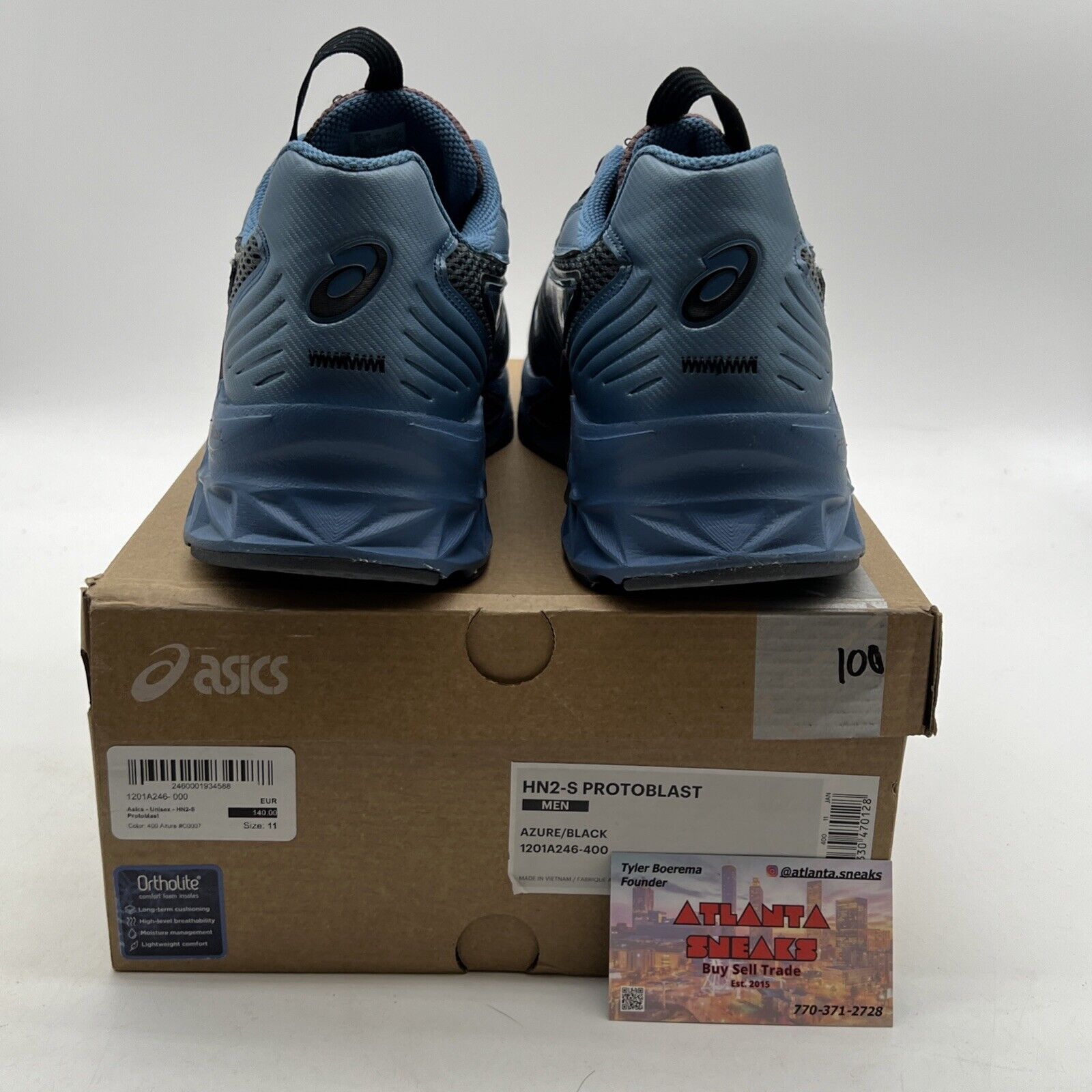 Size 11 - ASICS Kiko Kostadinov x HN2-S Protoblast Aquatic (1201A246-400)
