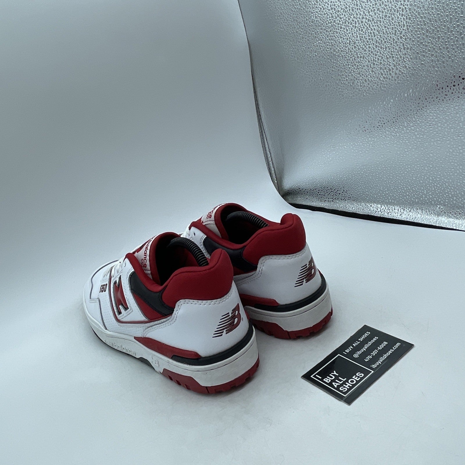 Size 9.5 - New Balance 550 White Team Red (BB550SE1)