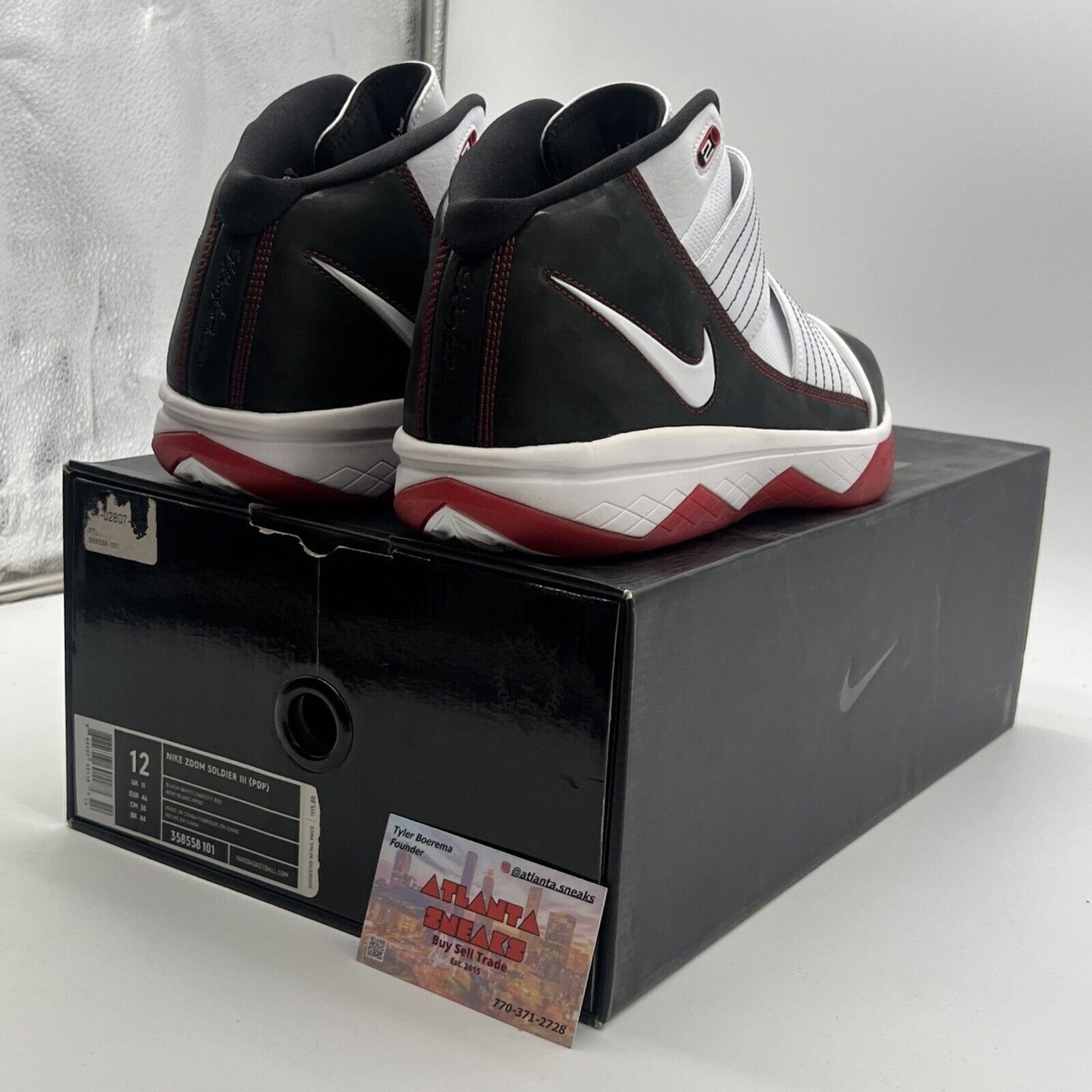 Size 12 - Nike LeBron Zoom Soldier 3 POP (358558-101)