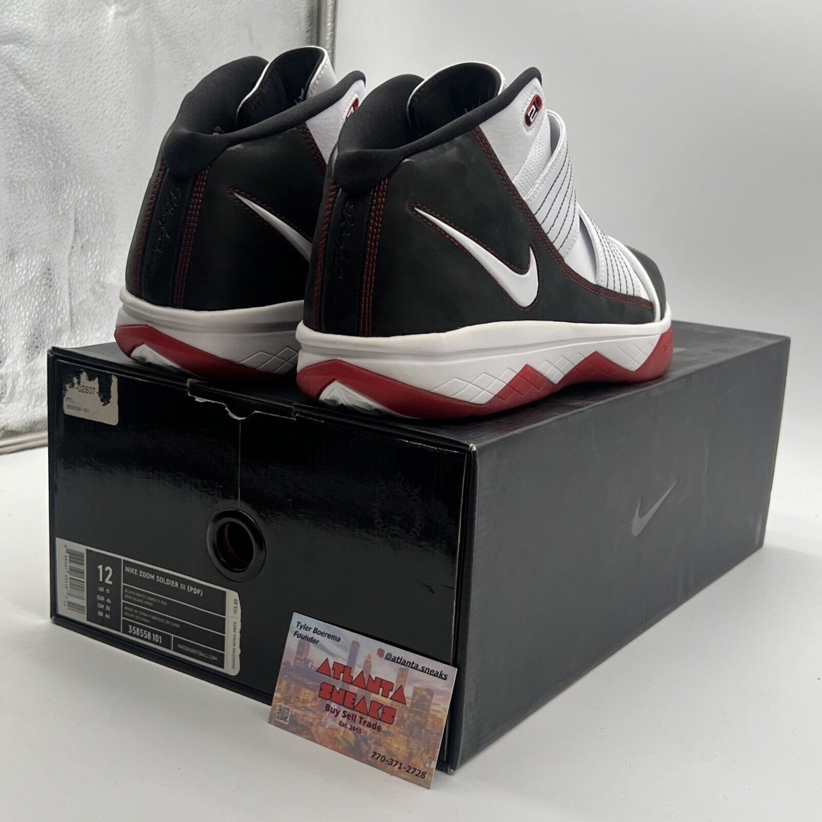 Size 12 - Nike LeBron Zoom Soldier 3 POP (358558-101)