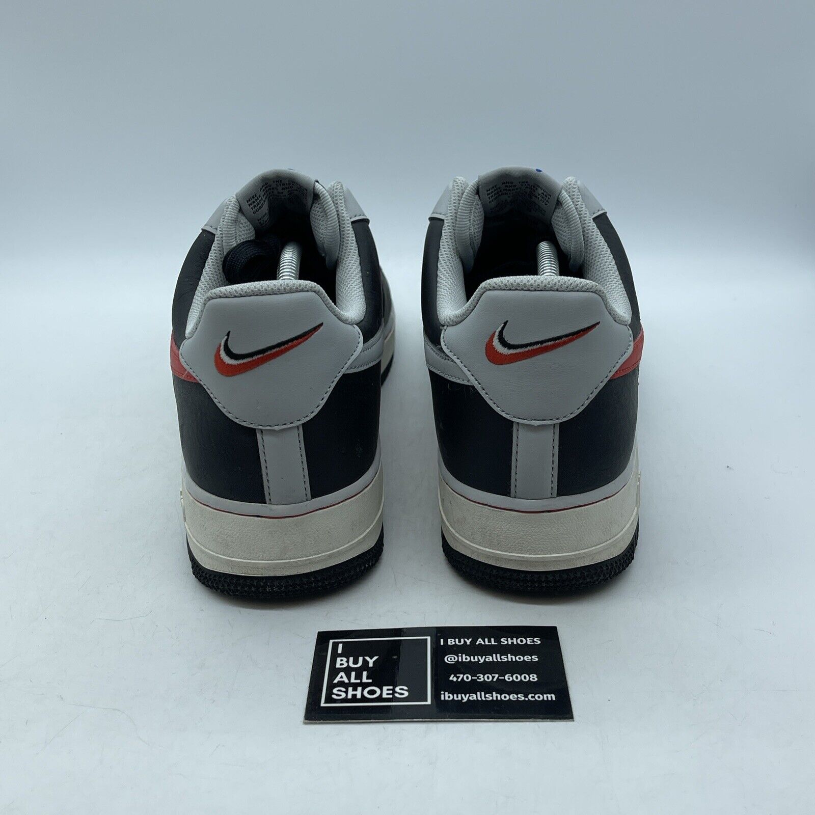 Size 12- Nike Air Force 1 '07 LV8 x NBA 75th Anniversary Trail Blazers Black