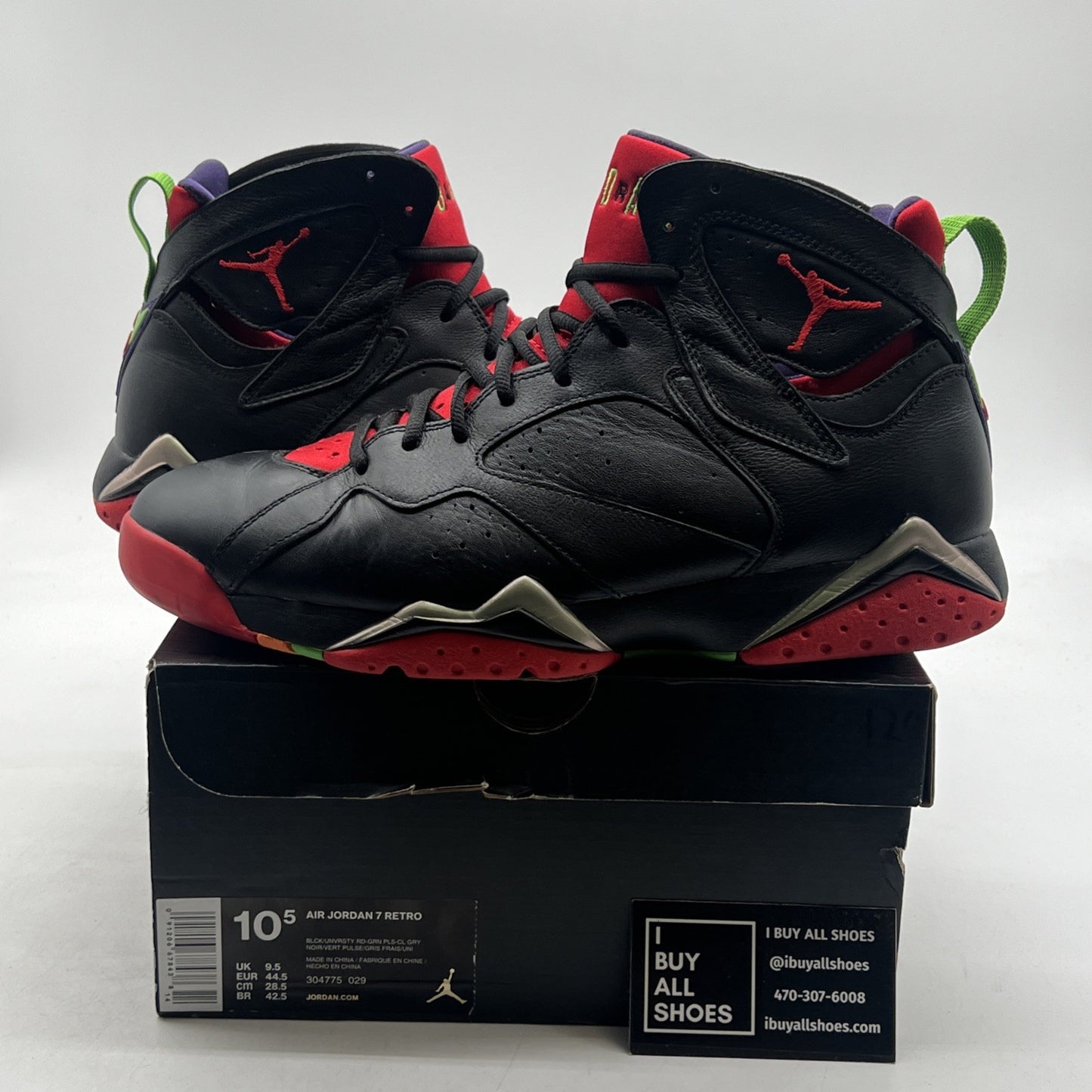 Size 10.5 - Air Jordan 7 Retro Marvin the Martian (304775-029)