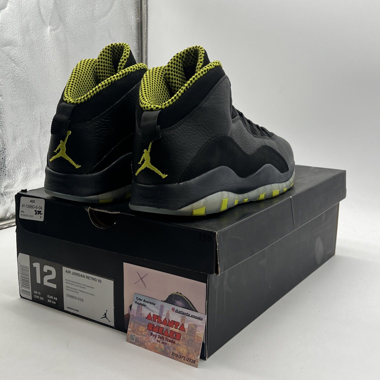 Size 12 - Air Jordan 10 Retro Venom (310805-033)