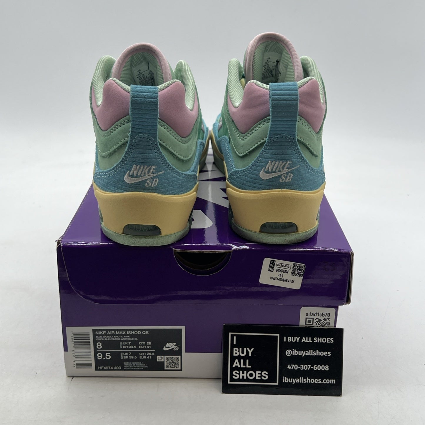 Size 8 - Nike Verdy x Air Max Ishod Wair SB Visty (HF4074-400)