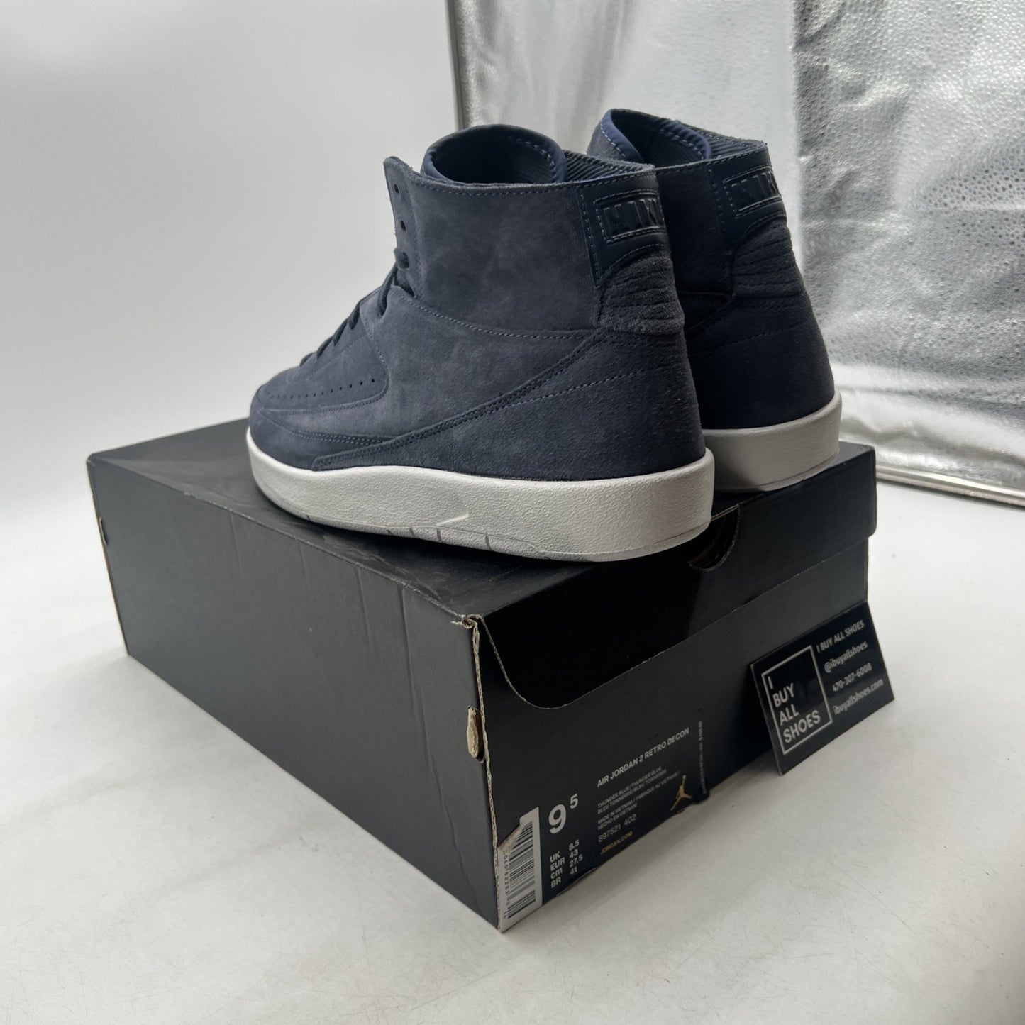 Size 9.5 - Air Jordan 2 Retro Deconstructed Thunder Blue (897521-402)