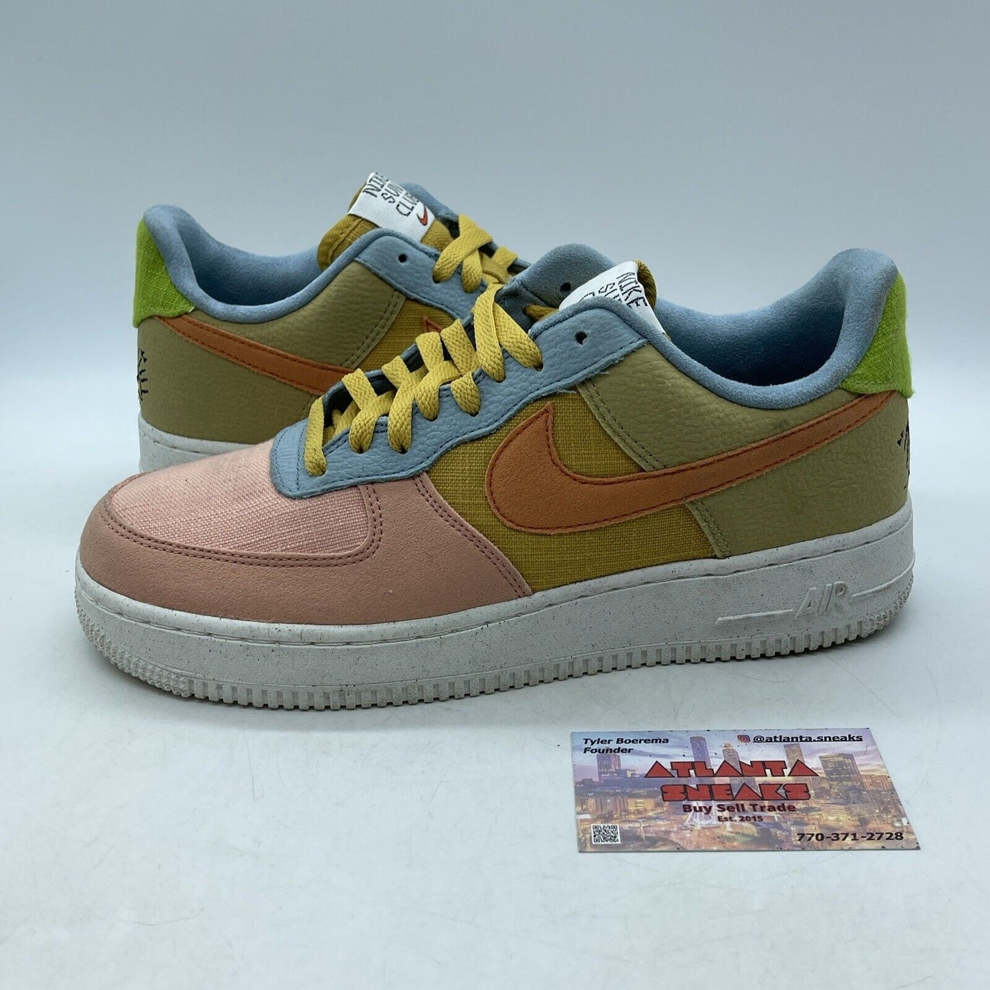 Size 8.5 - Nike Air Force 1 '07 LV8 Next Nature Low Sun Club Multi (DQ4531-700)