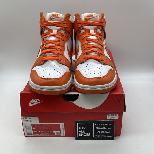 Size 9 - Nike Dunk SP 2021 High Syracuse (DD1399-101)