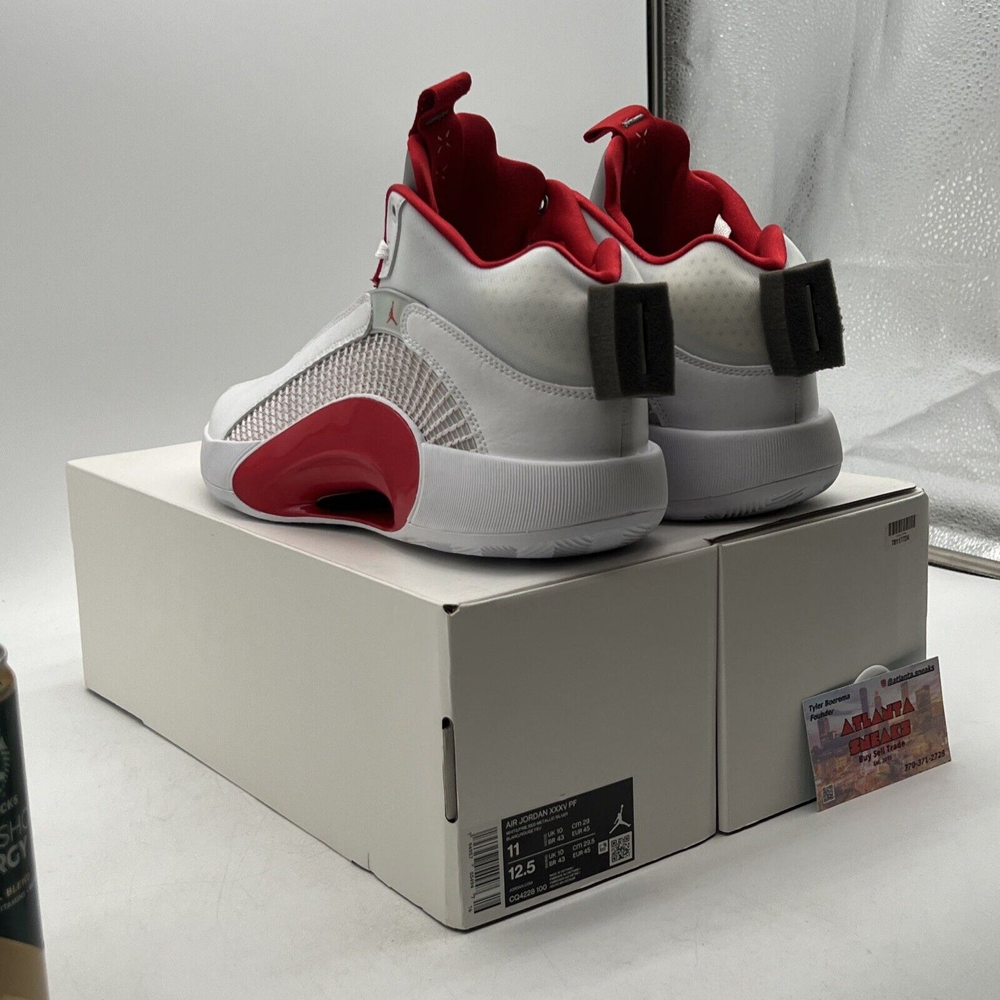 Size 11 - Air Jordan 35 PF Fire Red Alternate Leather (CQ4228-100)