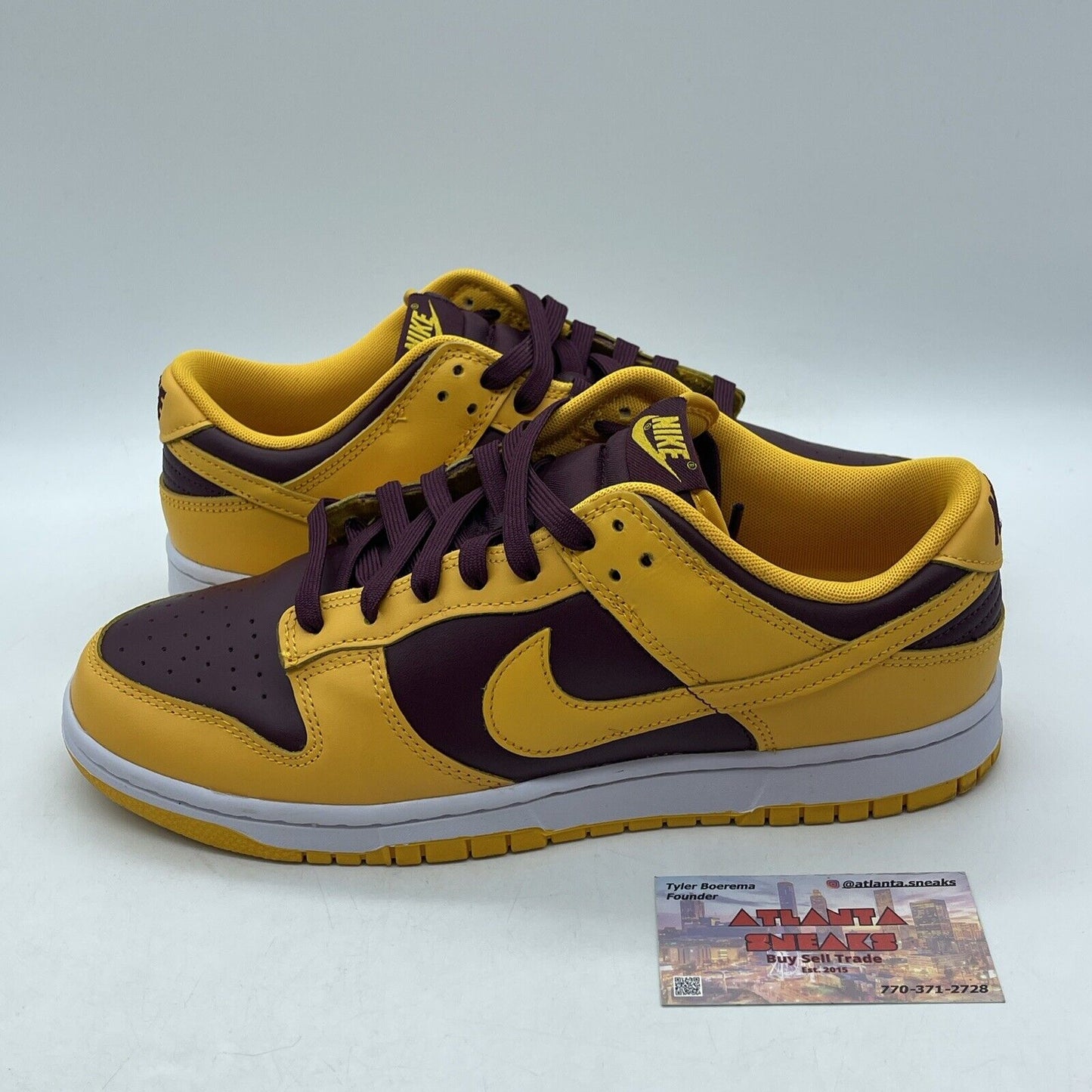 Size 10 - Nike Dunk Low Retro Arizona State Sun Devils 2022 Leather (DD1391-702)