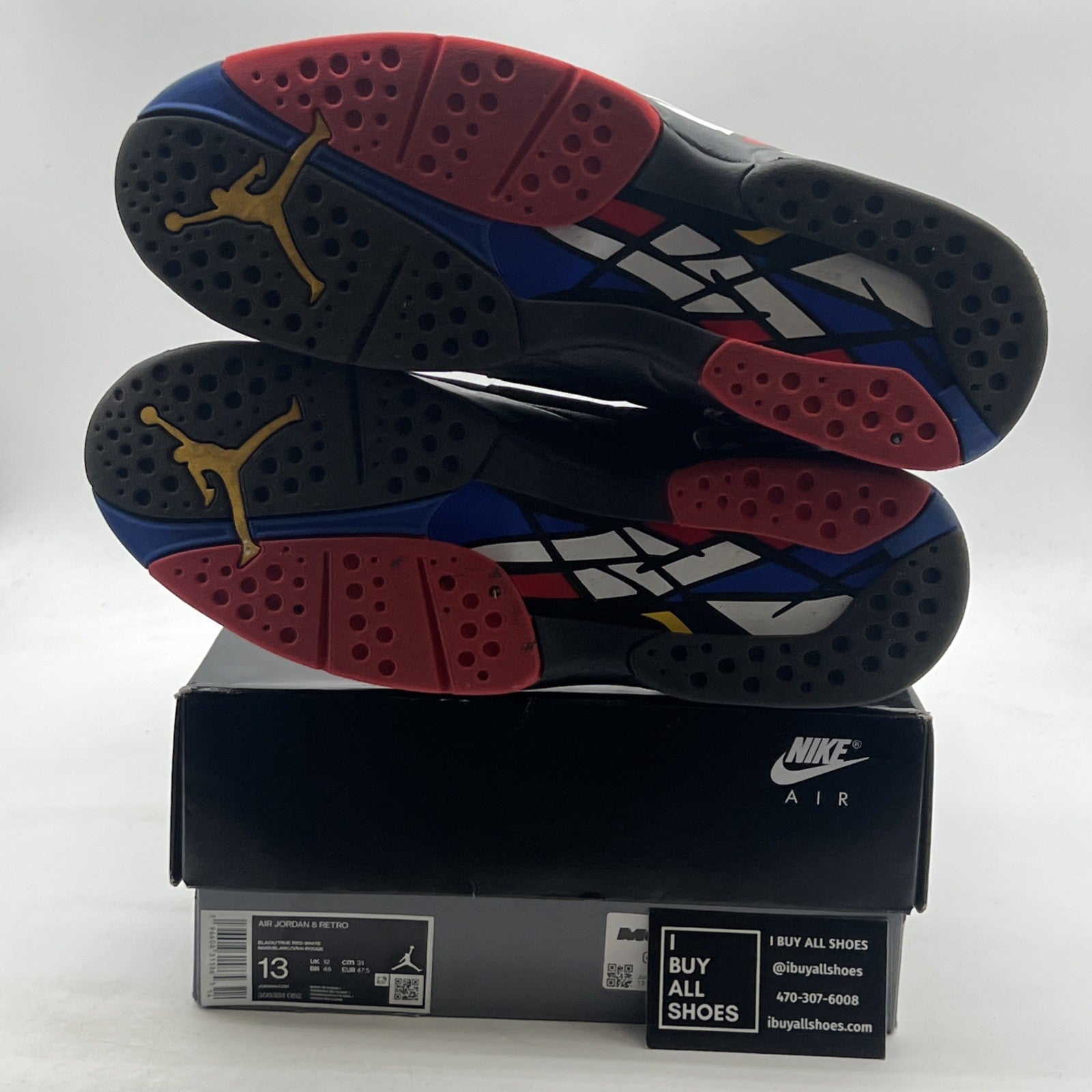 Size 13 - Air Jordan 8 Retro Mid Playoff (305381-062)