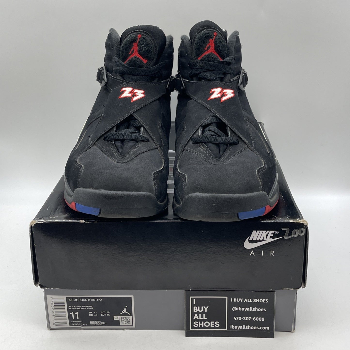 Size 11 - Air Jordan 8 Retro Mid Playoff (305381-062 305381-062)