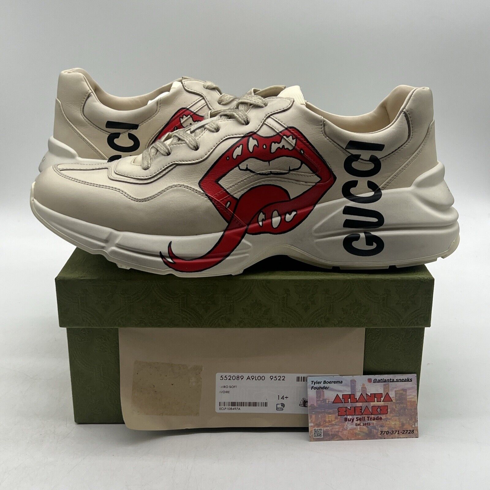 Size 15 - GUCCI- NIB 2019 Miro Rhyton Sneakers