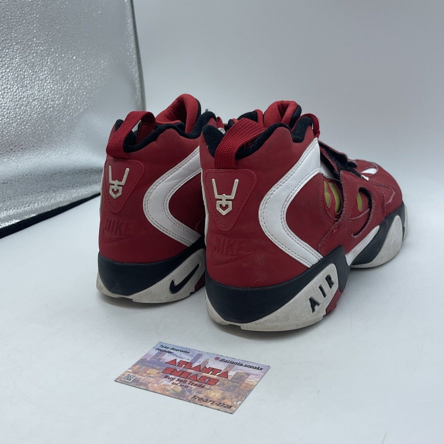 Size 12 - Nike Air Diamond Turf 2 2012 Red Gold White Black Suede (487658-610)