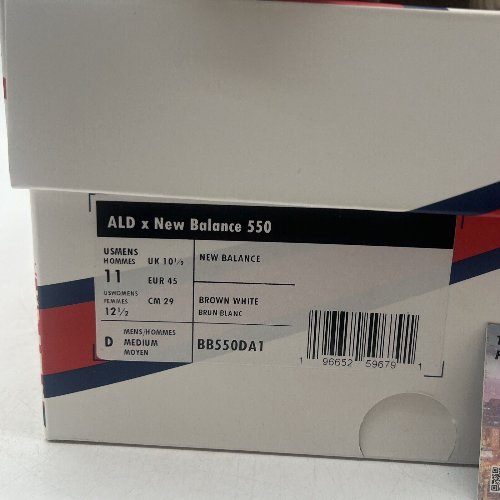 Size 11 - New Balance Aimé Leon Dore x 550 Warm Sand (BB550DA1)