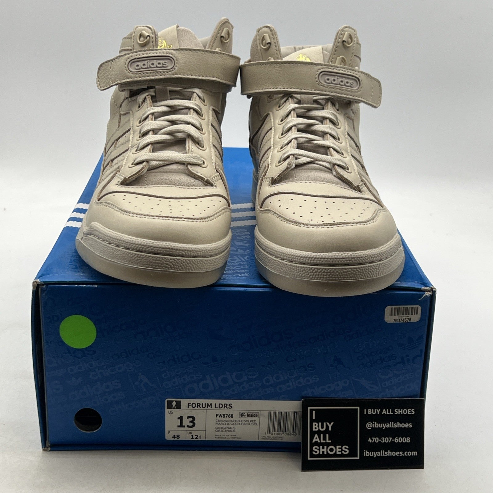Size 13 - Leaders 1354 x Adidas Forum Friends & Family Mid Core Brown (FW8768)