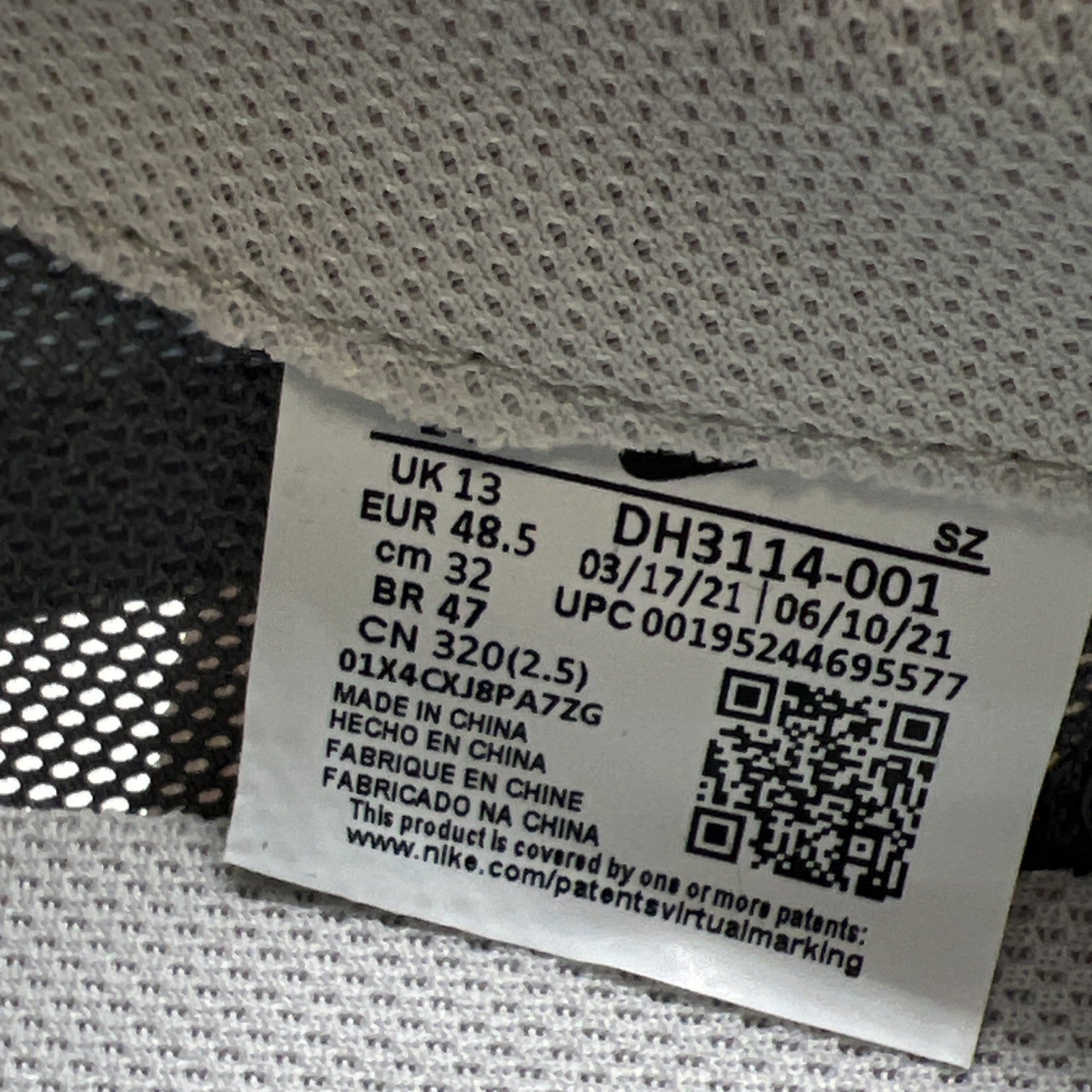 Size 14 - Nike sacai x Clot x LDWaffle Kiss Of Death 2 (DH3114-001)