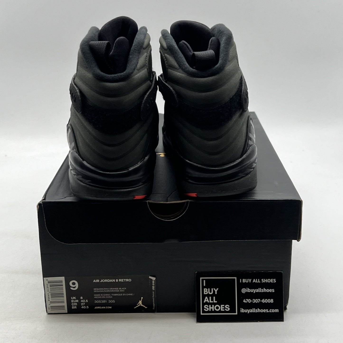 Size 9 - Air Jordan 8 Retro Take Flight (305381-305)