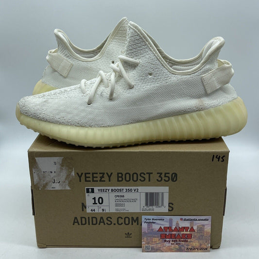 Size 10 - adidas Yeezy Boost 350 Low Cream White / Triple White Suede (CP9366)