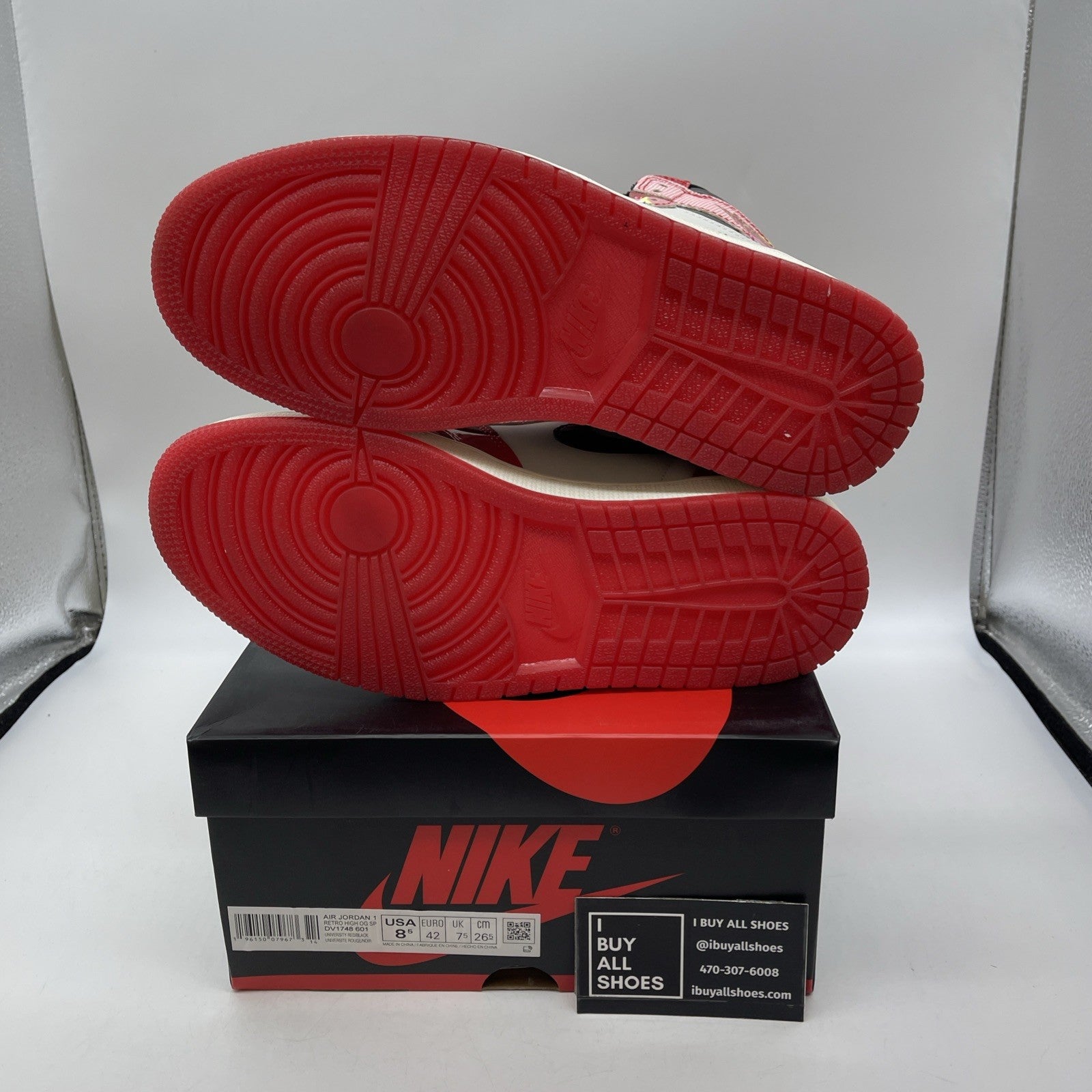 Size 8.5 - Air Jordan 1 Retro OG x Marvel High Next Chapter Suede (DV1748-601)