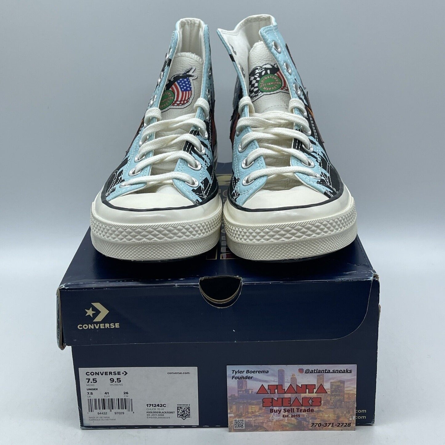 Size 7.5 - Converse Chinatown Market x Chuck 70 High Lakers Championship Jacket