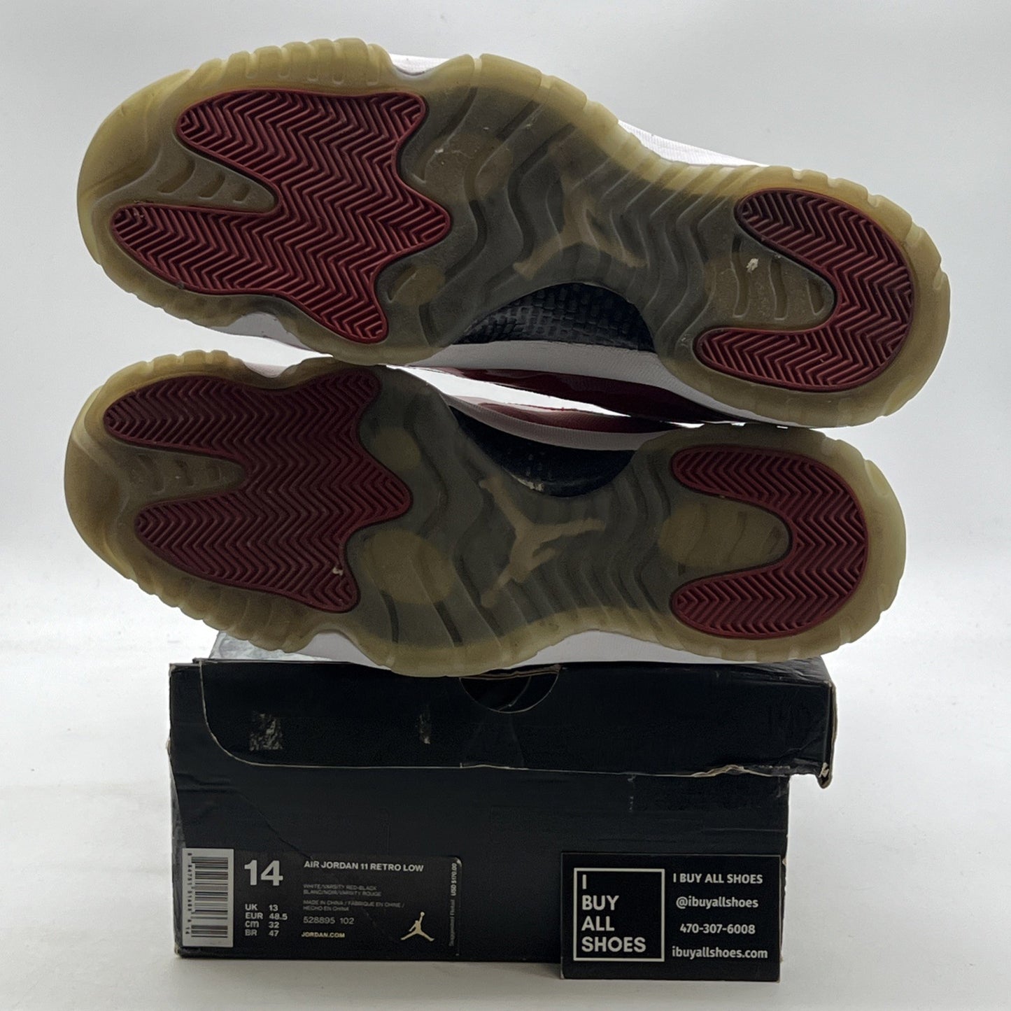 Size 14 - Air Jordan 11 Retro 2016 Low Cherry (528895-102)