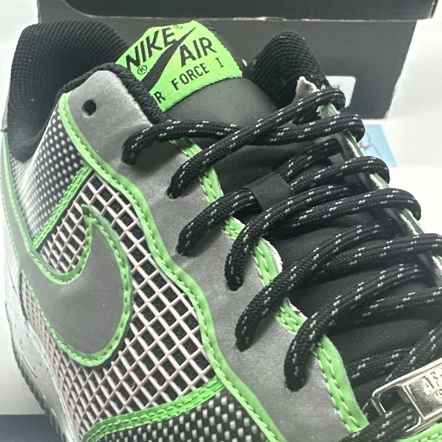Size 12 - Nike Air Force 1 Low Insideout DB Doernbecher Green 3m Black Leather